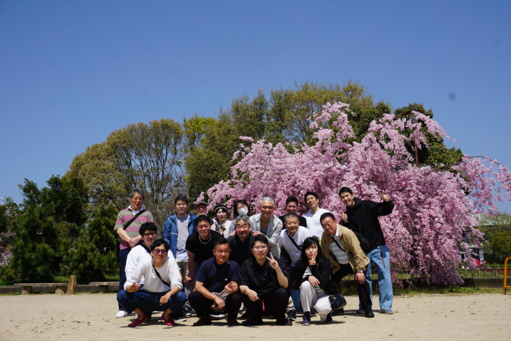長浜城と桜！