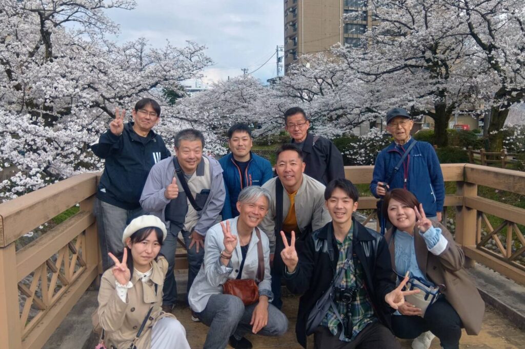神通川の桜