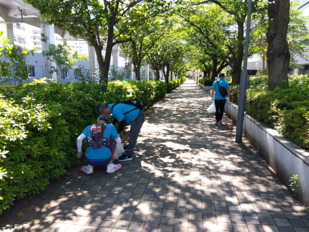 横浜ビジネスパーク周辺清掃イベントへの参加